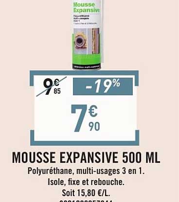 MOUSSE EXPANSIVE 500 ML