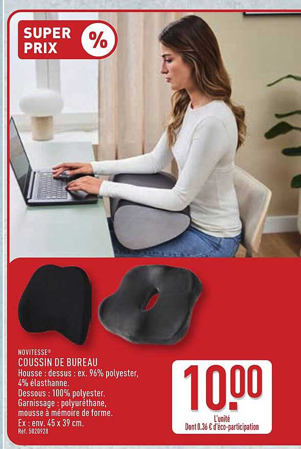NOVIDESSE® COUSSIN DE BUREAU