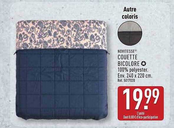 NOVITESSE® COUETTE BICOLORE