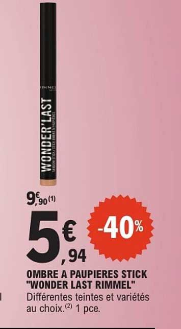 OMBRE A PAUPIERES STICK "WONDER LAST RIMMEL"