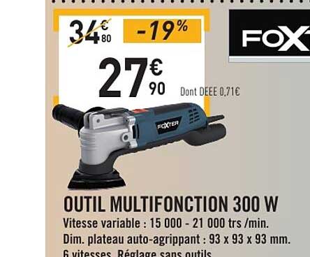 OUTIL MULTIFONCTION 300 W