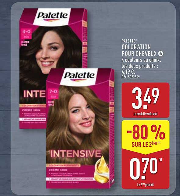 PALETTE® COLORATION POUR CHEVEUX