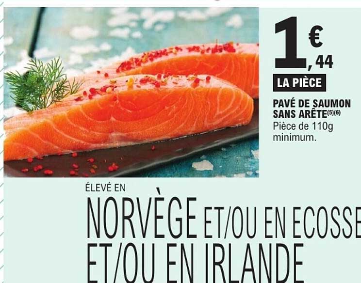 PAVÉ DE SAUMON SANS ARÊTE