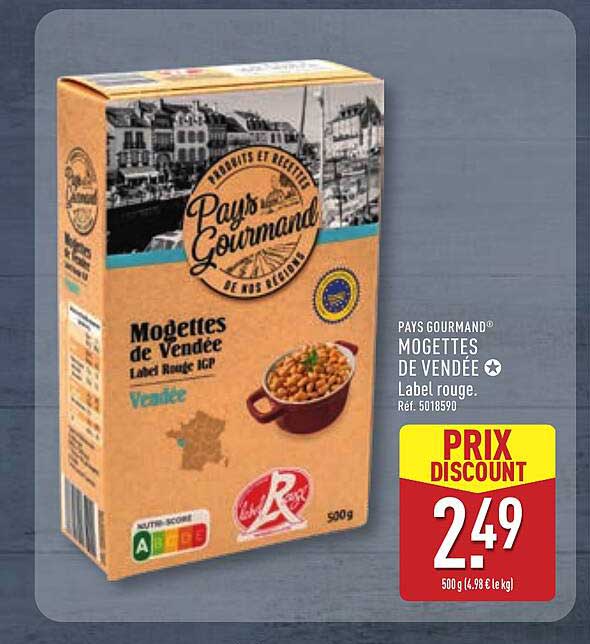 PAYS GOURMAND® MOGETTES DE VENDÉE Label rouge.