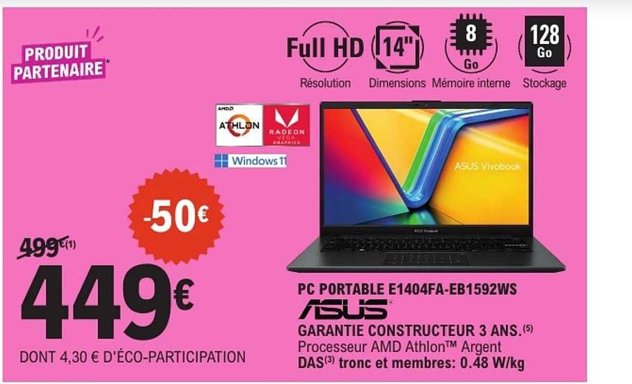PC PORTABLE E1404FA-EB1592WS