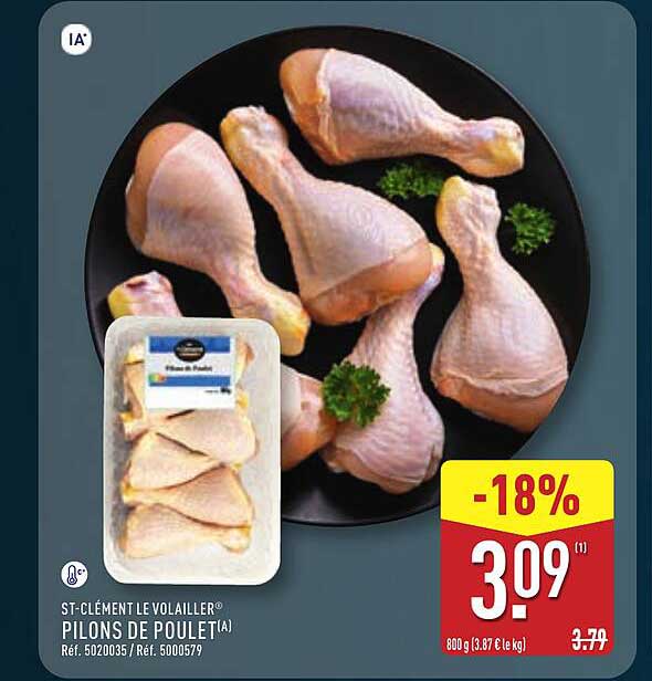 PILONS DE POULET F/A