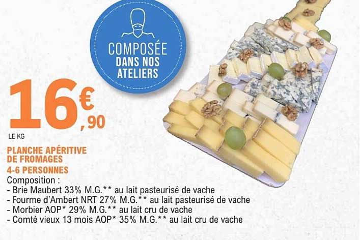 PLANCHE APERITIVE DE FROMAGES 4-6 PERSONNES