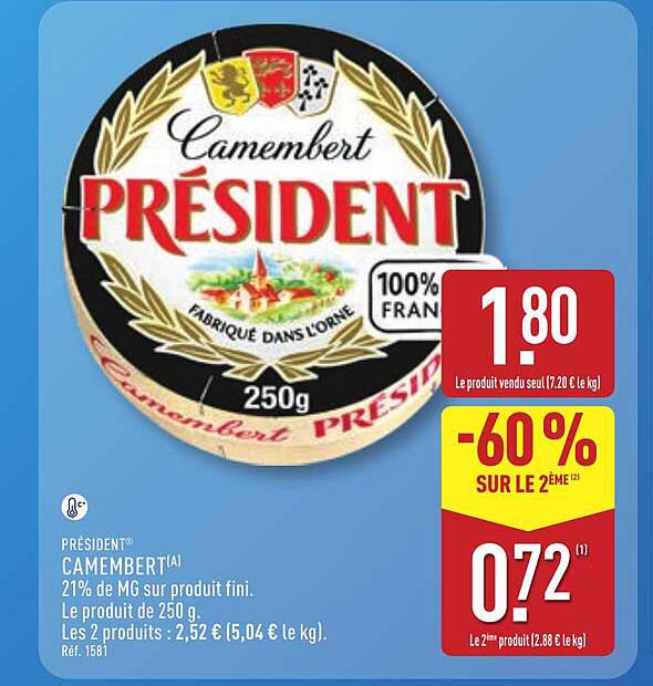 PRÉSIDENT CAMEMBERT(A)