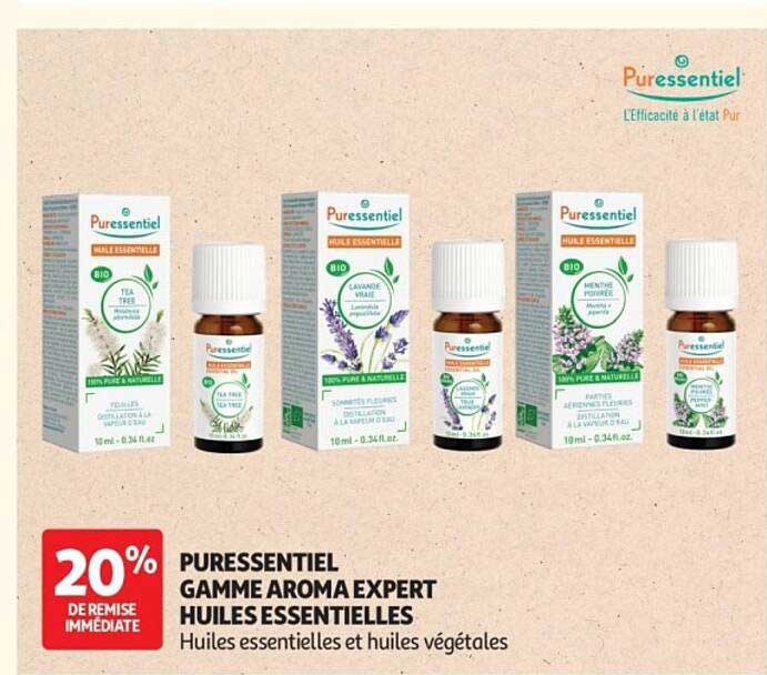 PURESSENTIEL GAMME AROMA EXPERT HUILES ESSENTIELLES