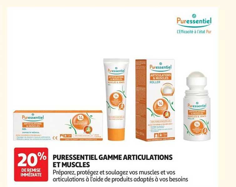 PURESSENTIEL GAMME ARTICULATIONS ET MUSCLES
