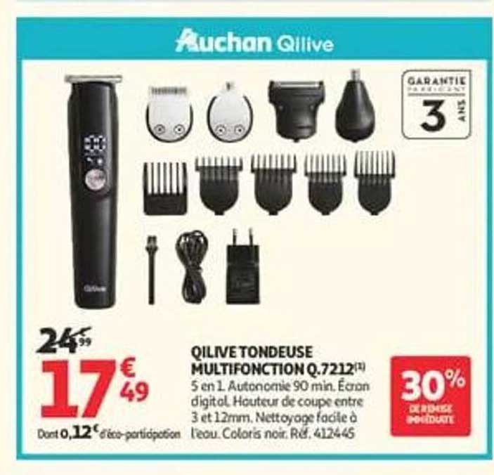 QILIVE TONDEUSE MULTIFONCTION Q.7212