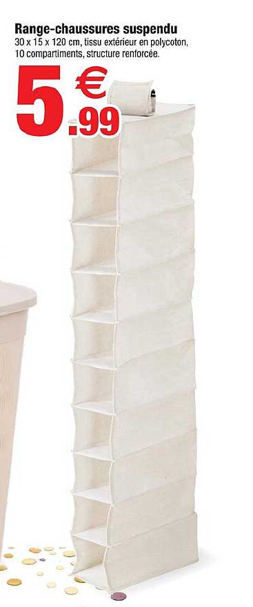 Range-chaussures suspendu