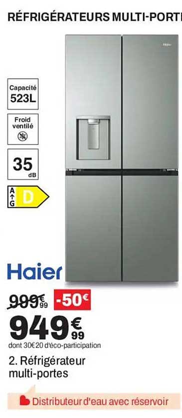 RÉFRIGÉRATEURS MULTI-PORTES