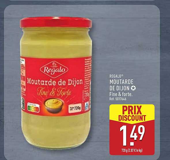REGALO® MOUTARDE DE DIJON Fine & forte.
