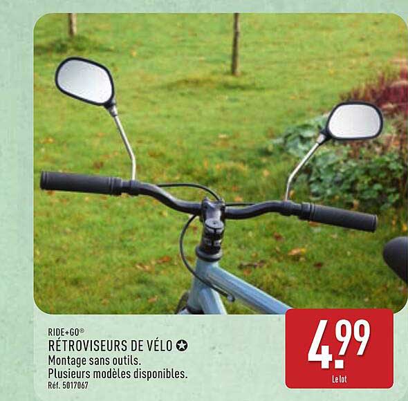 RIDE+GO® RÉTROVISEURS DE VÉLO