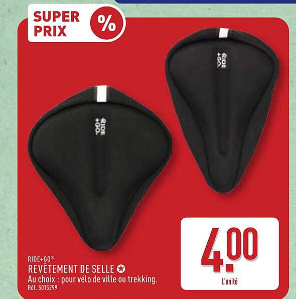 RIDE+GO® REVÊTEMENT DE SELLE