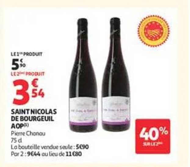 SAINT NICOLAS DE BOURGUEIL AOP (1) Pierre Chonou 75 cl