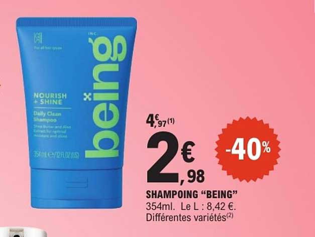 SHAMPOING “BEING”