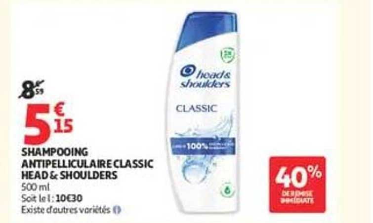 SHAMPOOING ANTIPELLICULAIRE CLASSIC HEAD&SHOULDERS