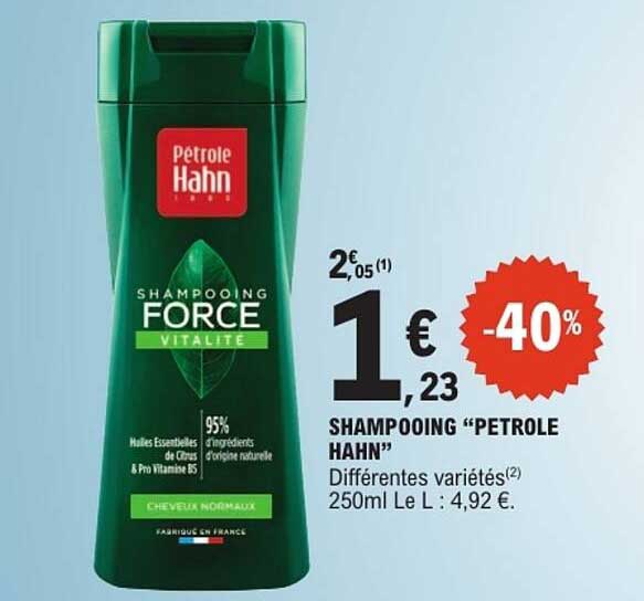 SHAMPOOING “PETROLE HAHN”