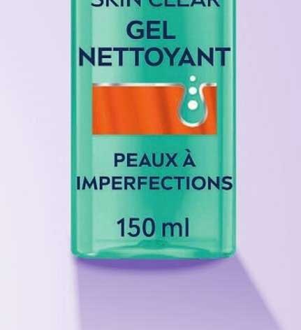 SKIN CLEAR GEL NETTOYANT PEAUX À IMPERFECTIONS 150 ml