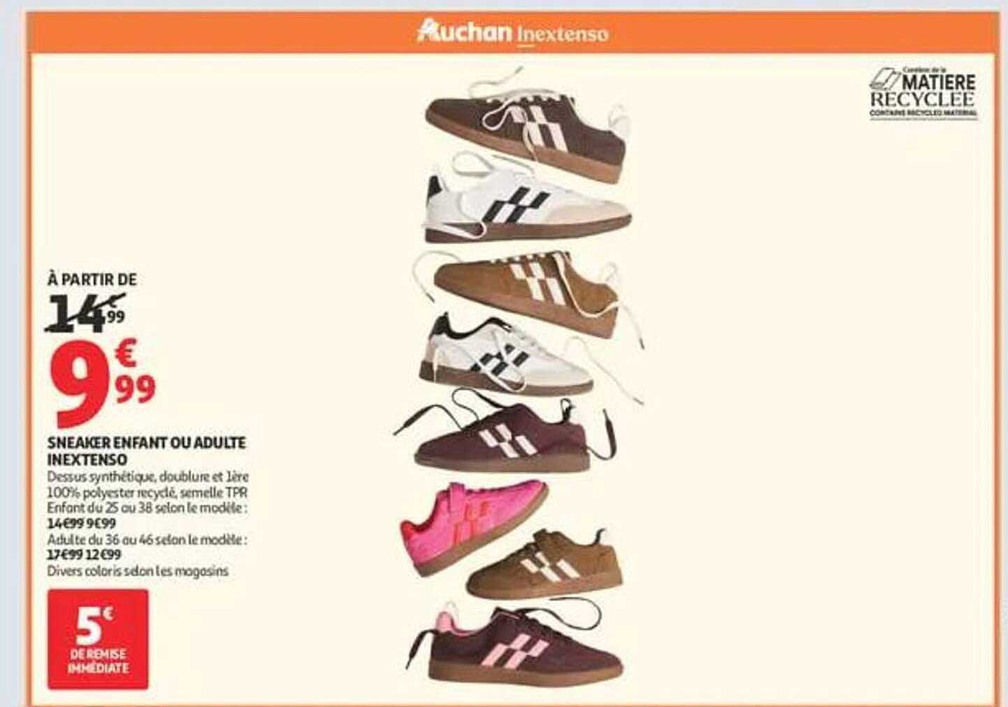 SNEAKER ENFANT OU ADULTE INEXTENSO