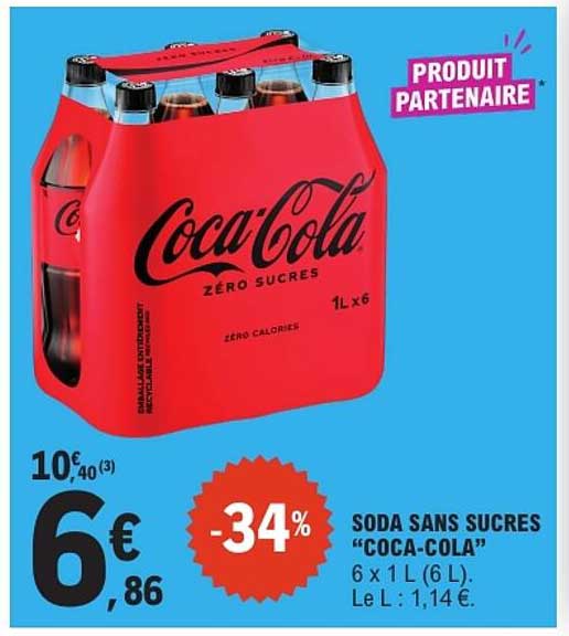 SODA SANS SUCRES “COCA-COLA”
