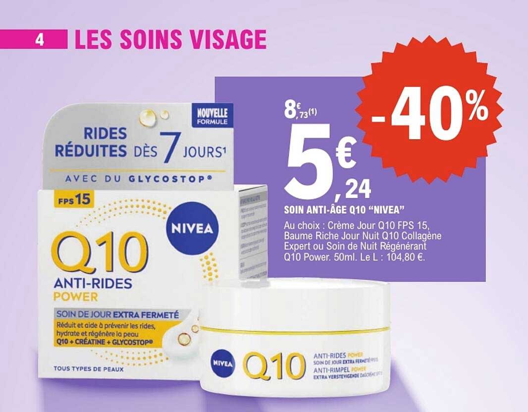 SOIN ANTI-ÂGE Q10 “NIVEA”