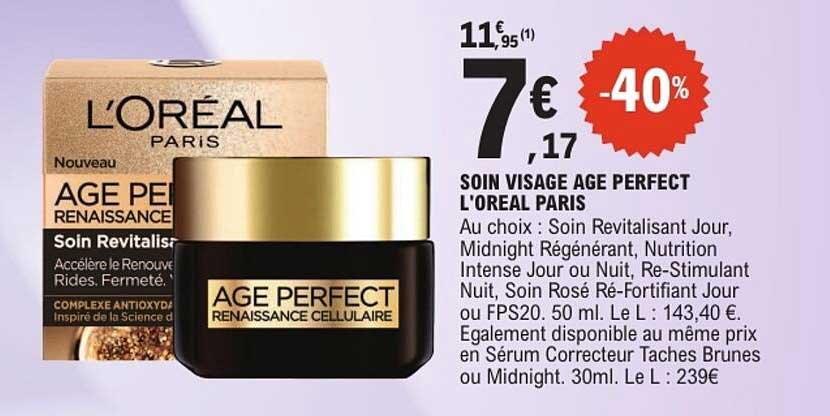 SOIN VISAGE AGE PERFECT L'OREAL PARIS
