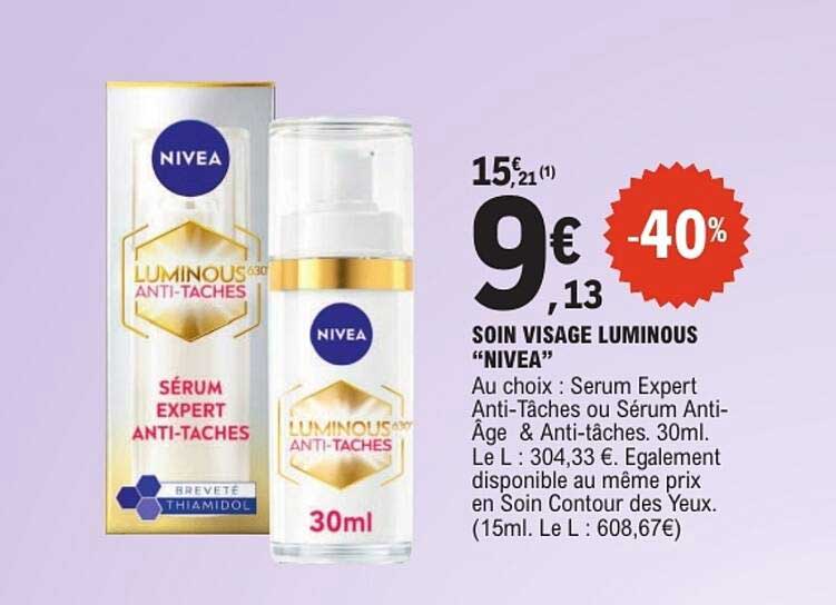 SOIN VISAGE LUMINOUS “NIVEA”