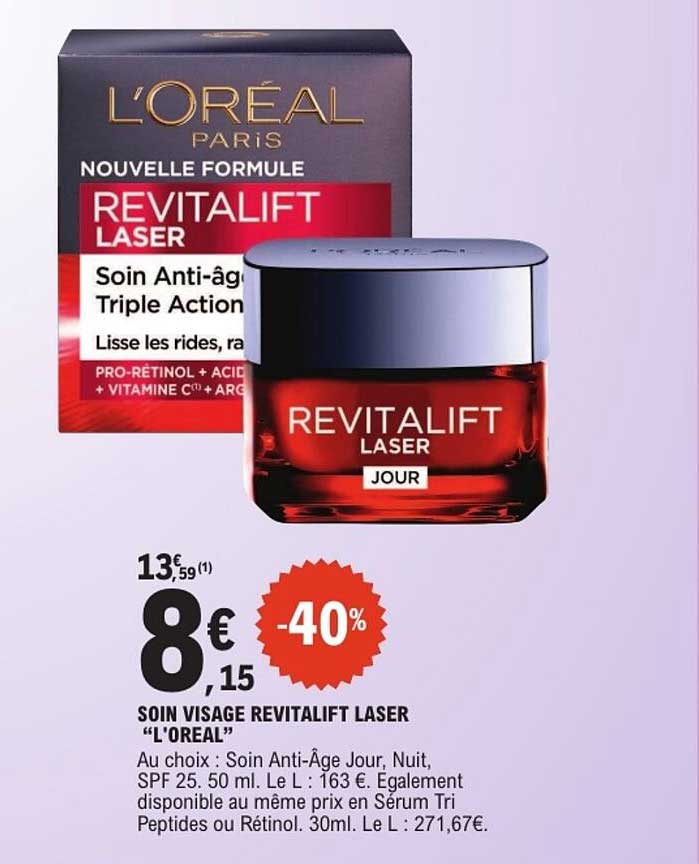 SOIN VISAGE REVITALIFT LASER “L'OREAL”