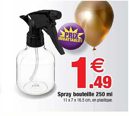 Spray bouteille 250 ml