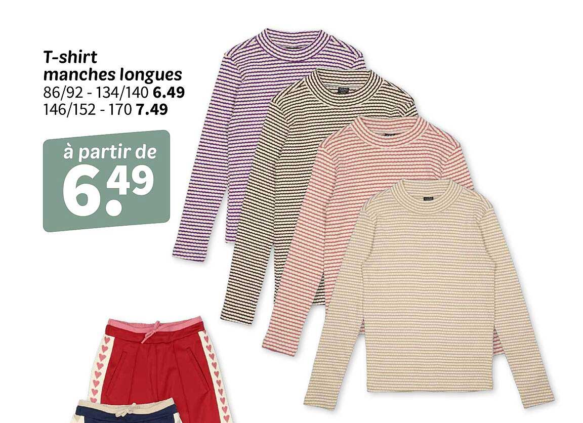 T-shirt manches longues