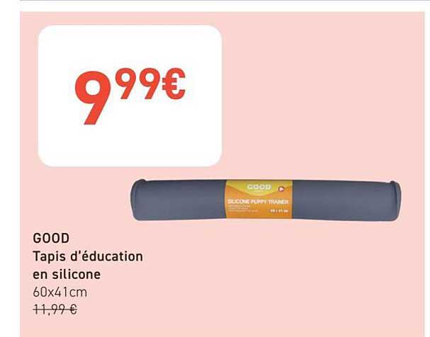Tapis d'éducation en silicone 60x41cm