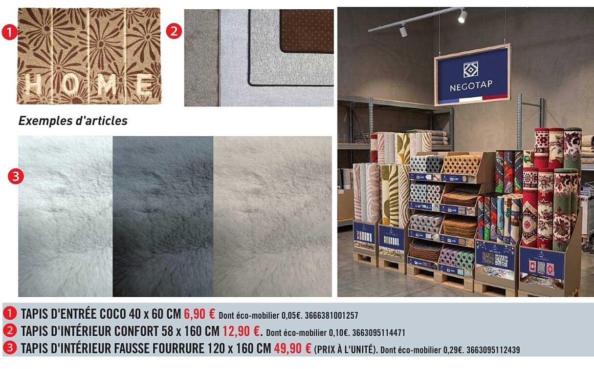 TAPIS D'ENTRÉE COCO 40 x 60 CM