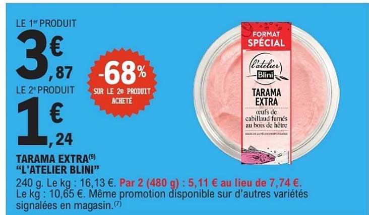 TARAMA EXTRA "L'ATELIER BLINI"