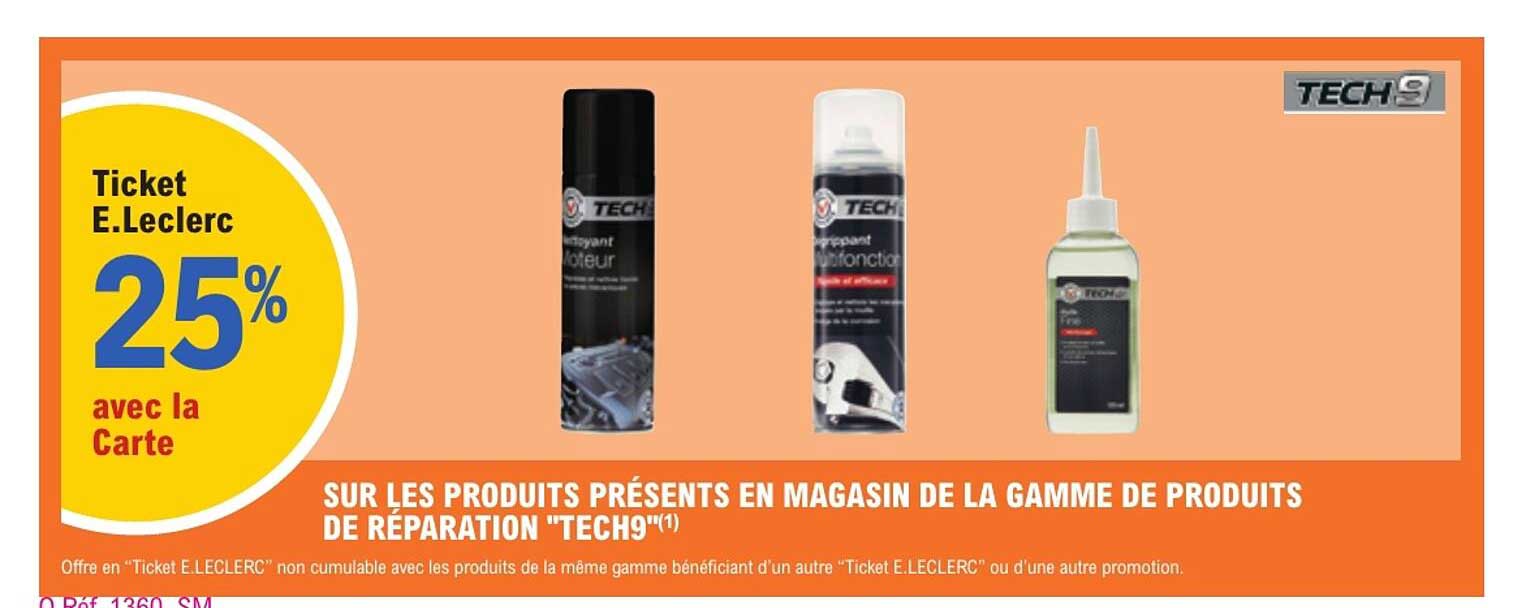 Ticket E.Leclerc 25% avec la Carte