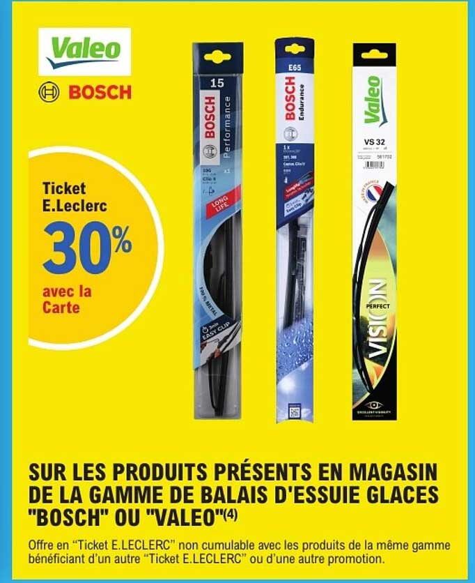 Ticket E.Leclerc 30% avec la Carte
