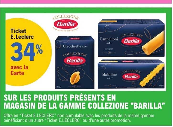 Ticket E.Leclerc 34% avec la Carte