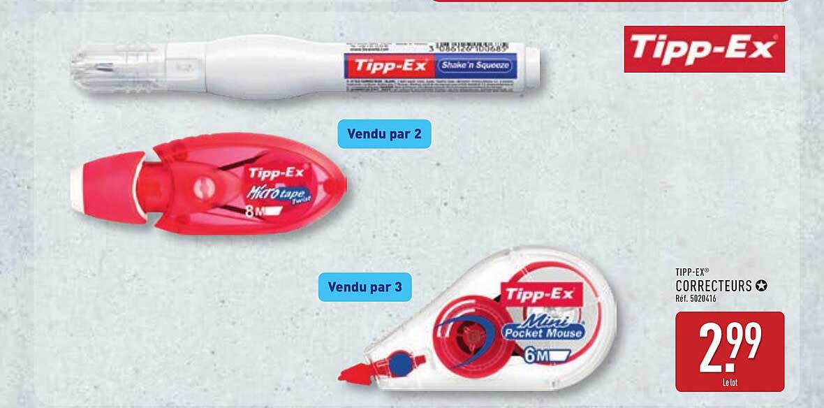 TIPP-EX CORRECTEURS