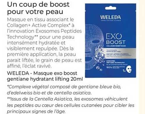 Un coup de boost pour votre peau