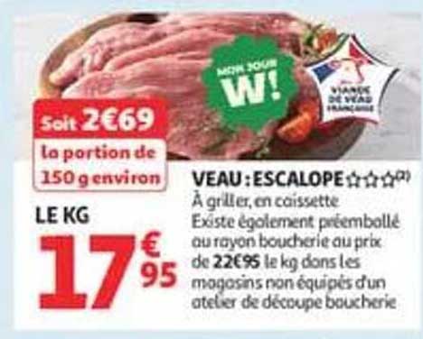 VEAU : ESCALOPE