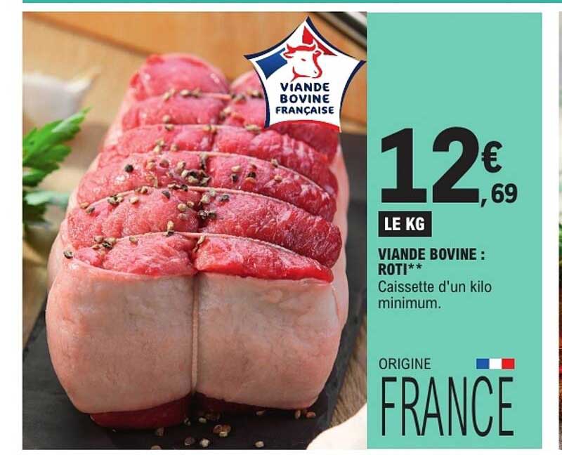VIANDE BOVINE : ROTI**