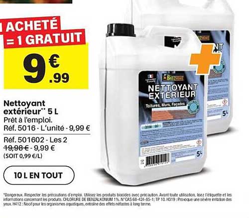 1 ACHETÉ = 1 GRATUIT
