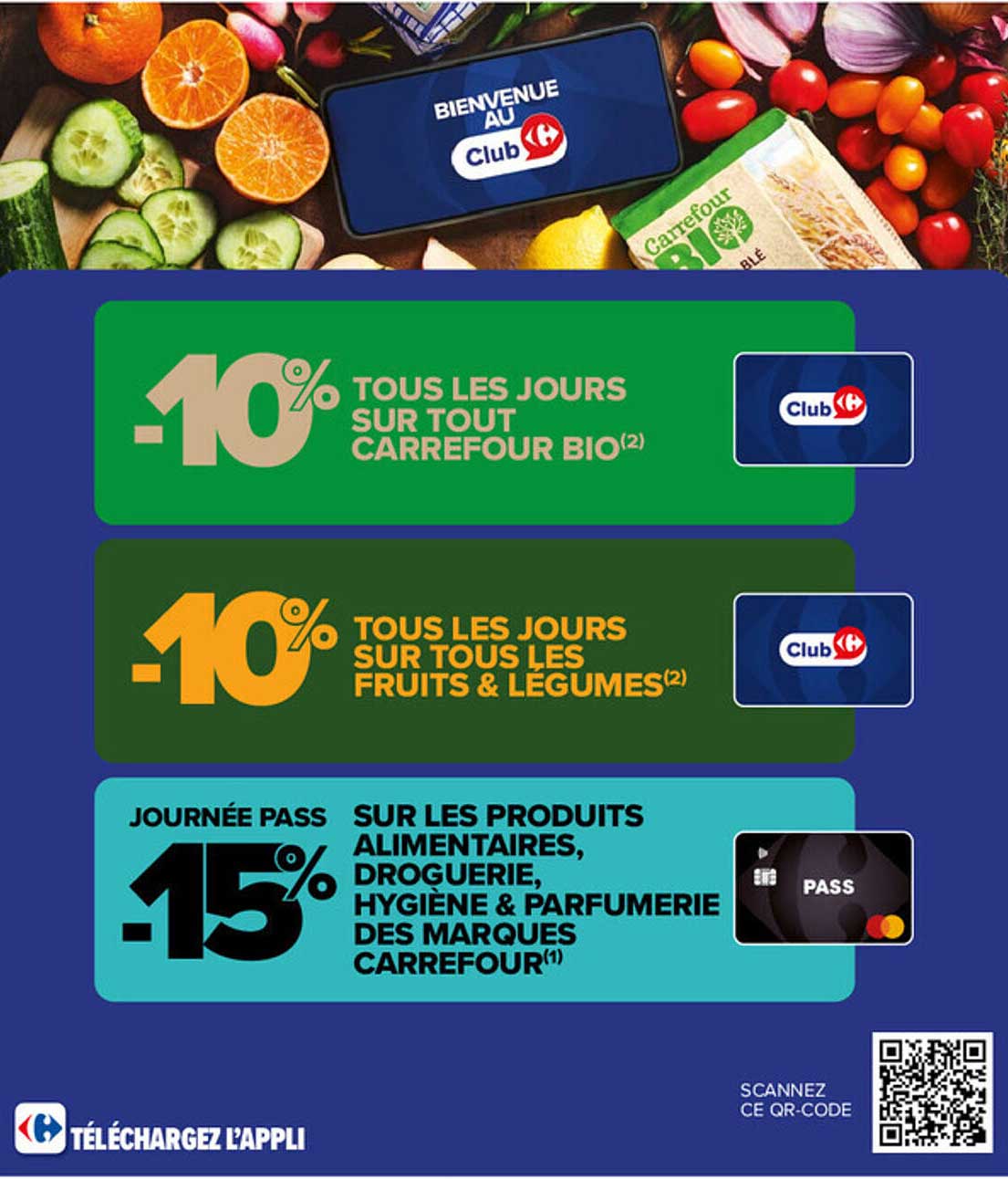 -10% TOUS LES JOURS SUR TOUT CARREFOUR BIO