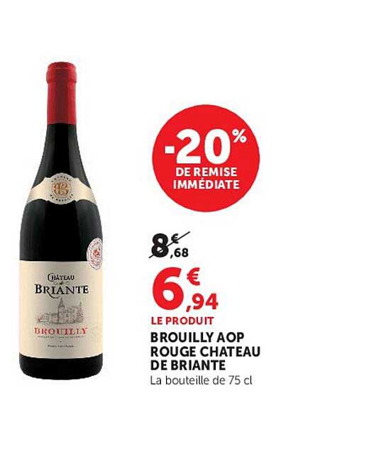 -20% DE REMISE IMMÉDIATE