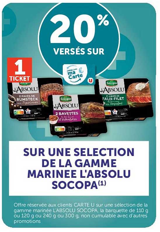 20% VERSÉS SUR