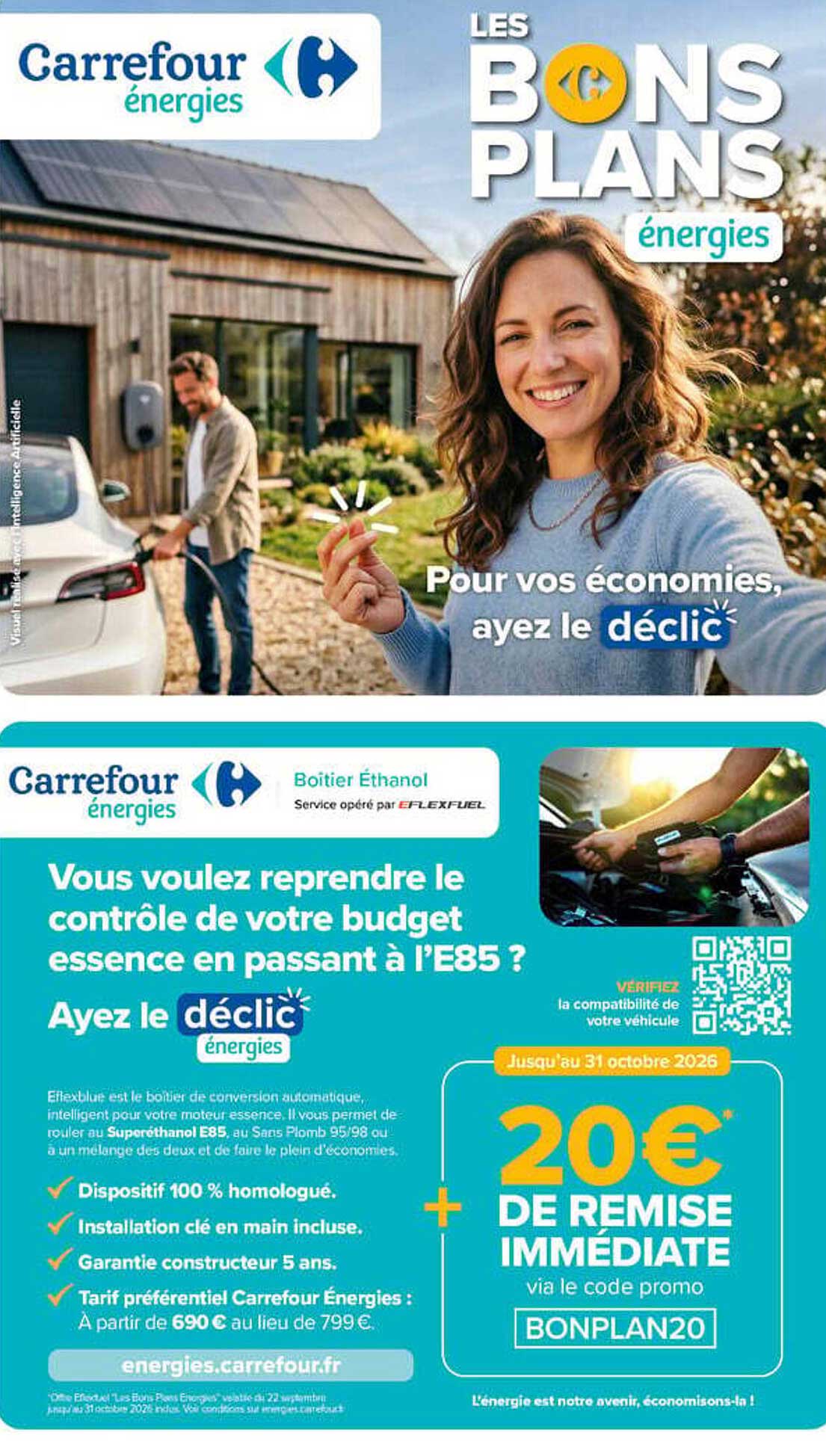 20€ de remise immédiate via le code promo BONPLAN20