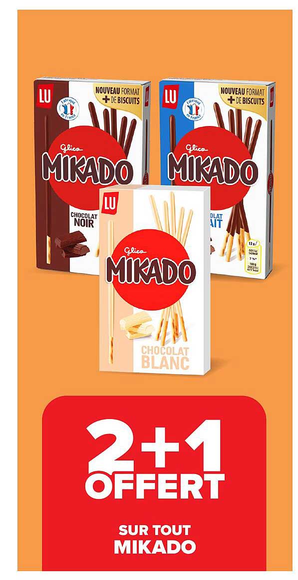 2+1 OFFERT SUR TOUT MIKADO