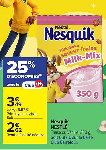 25% D'ÉCONOMIES avec le Club Carrefour